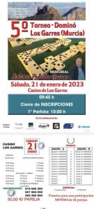 Torneo dominó LOS GARRES, Murcia